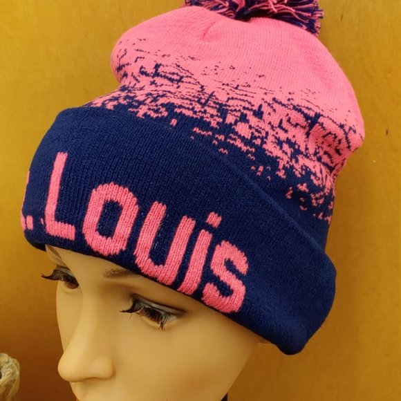 3 Models --LIDA Collection Women Beanie Hat With St. Louis Logos - Picture 3 of 7